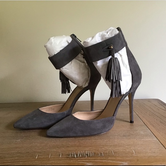 New J Crew Roxie ankle-cuff tassel pumps - Picture 3 of 6